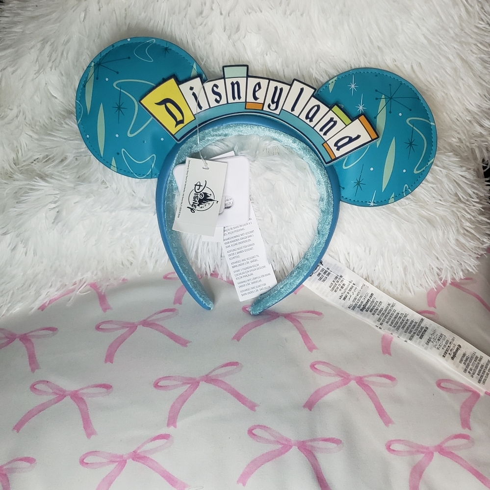 DisneyParks Exclusive Making Magic Mickey Ears Headband Disneyland Marquee 2022